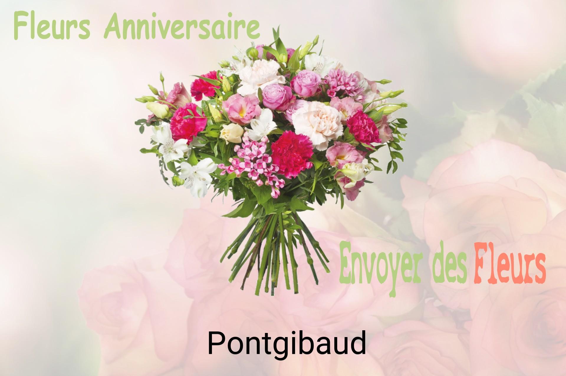 Bouquet de fleurs d’anniversaire livré à Pontgibaud